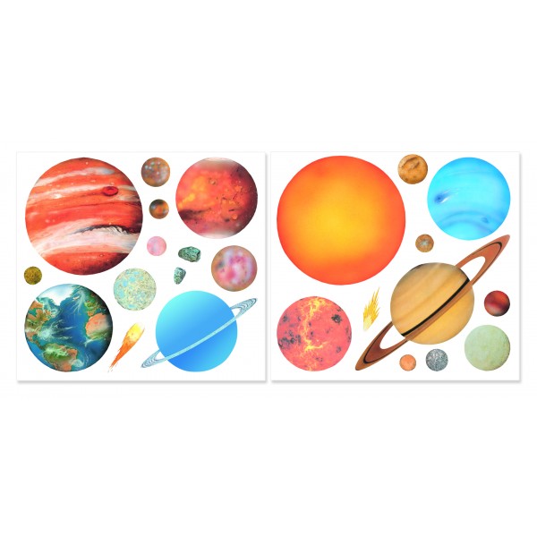 Planets stickers