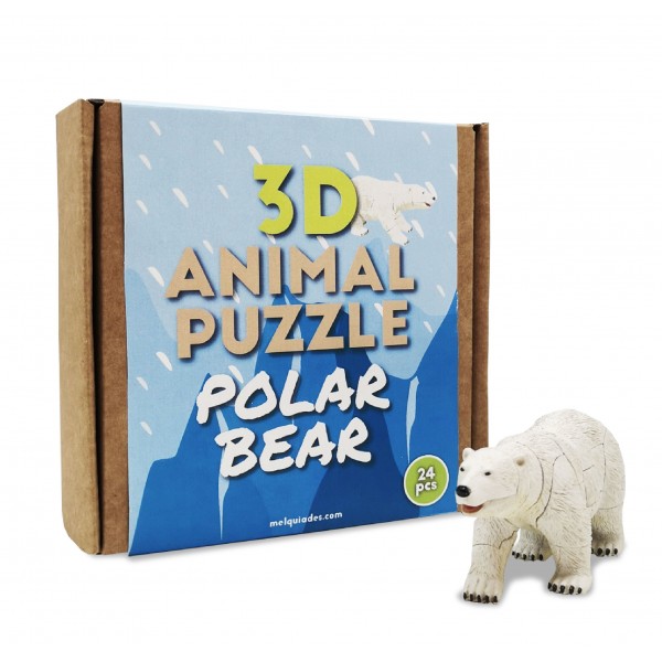 Puzzle 3D Oso Polar