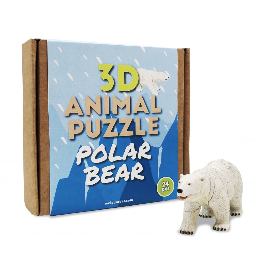 Puzzle 3D Oso Polar